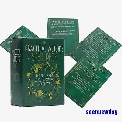 The Practical Witch's Spell Deck Guidebook Board Divination Reading Oracle Cards