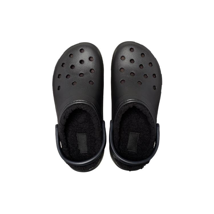 Crocs Classic Platform Lined Clog 'Black' Women's 207938-001
