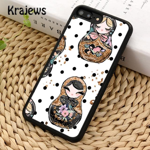 Krajews Russian Matryoshka Dolls Soft Phone Case Cover For iPhone 17 Air 16 15 14 plus 11 12 13 pro max coque Fundas