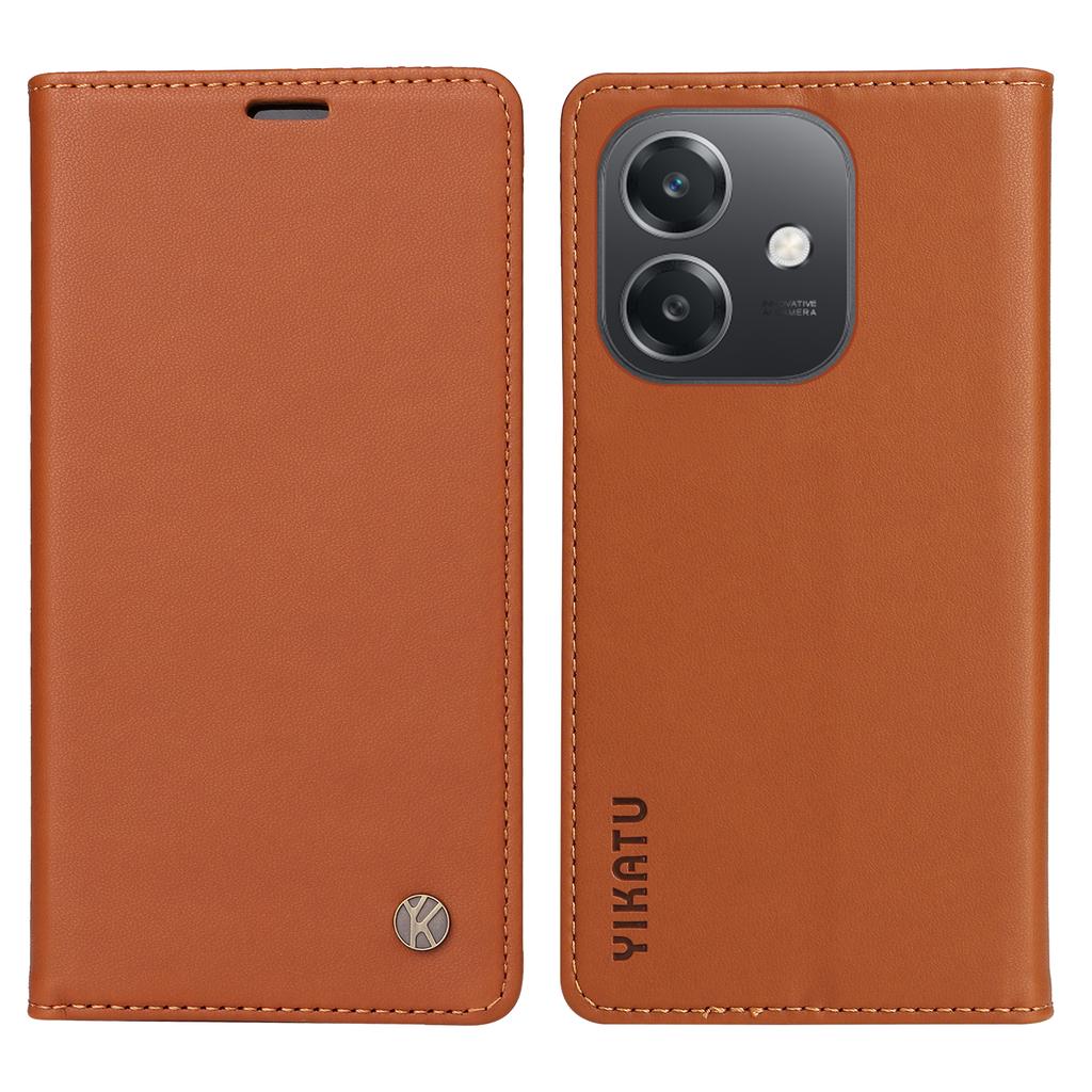 YIKATU For Oppo A5x 5G/A3x 4G/5G (India)/A3 4G/5G/A60 5G/A40 4G/A40M 4G Case Stand Leather Phone Cover Magnetic Closure