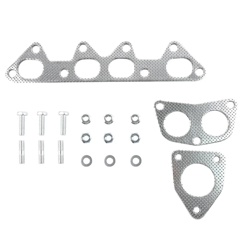 For Honda Accord Exhaust Manifold Header Silver Stainless Steel For 98-02 LS4 F23 DX LX EX L4 2.3L Engine Parts
