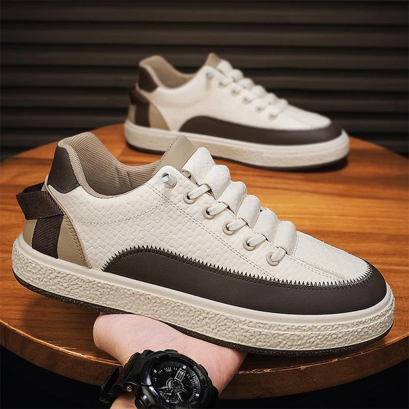 Lato Nowe Męskie Buty Sportowe Casual Modne Buty Deskorolkowe Wygodne Outdoor Nie Podrażniające Wszechstronne i Łatwe w Noszeniu