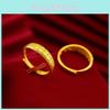 Stylish Adjustable Open Ring For Women Gold Plated Brass Coin Ring Jewelry