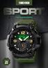 SKMEI Shockproof Men's Outdoor Sports Watch with Large Digital Dial