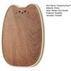 Wood Chopping Board Cat Shape Charcuterie Board Non-Slip Cutting Board for Kitchen Meal Prep Serving Tray for Vegetables Meat