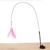 Long Suction Cup Pole Exciting Playtime Adventures Ultimate Cat Toy Interactive Bell Feather Wand Cat Teaser Toy