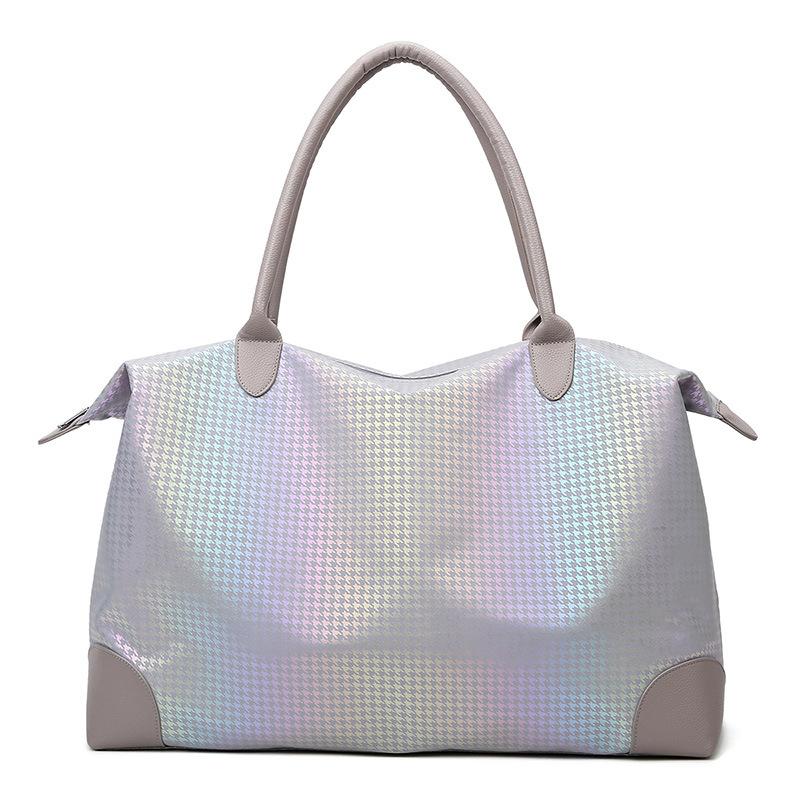 

Портативная дорожная сумка большой емкости, женская спортивная сумка для фитнеса, красочная сумка для йоги серый