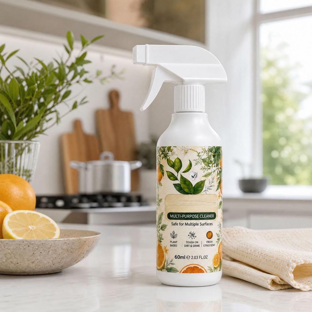 Multi-Purpose Cleaner for Kitchen, Bathroom and Household Surfaces