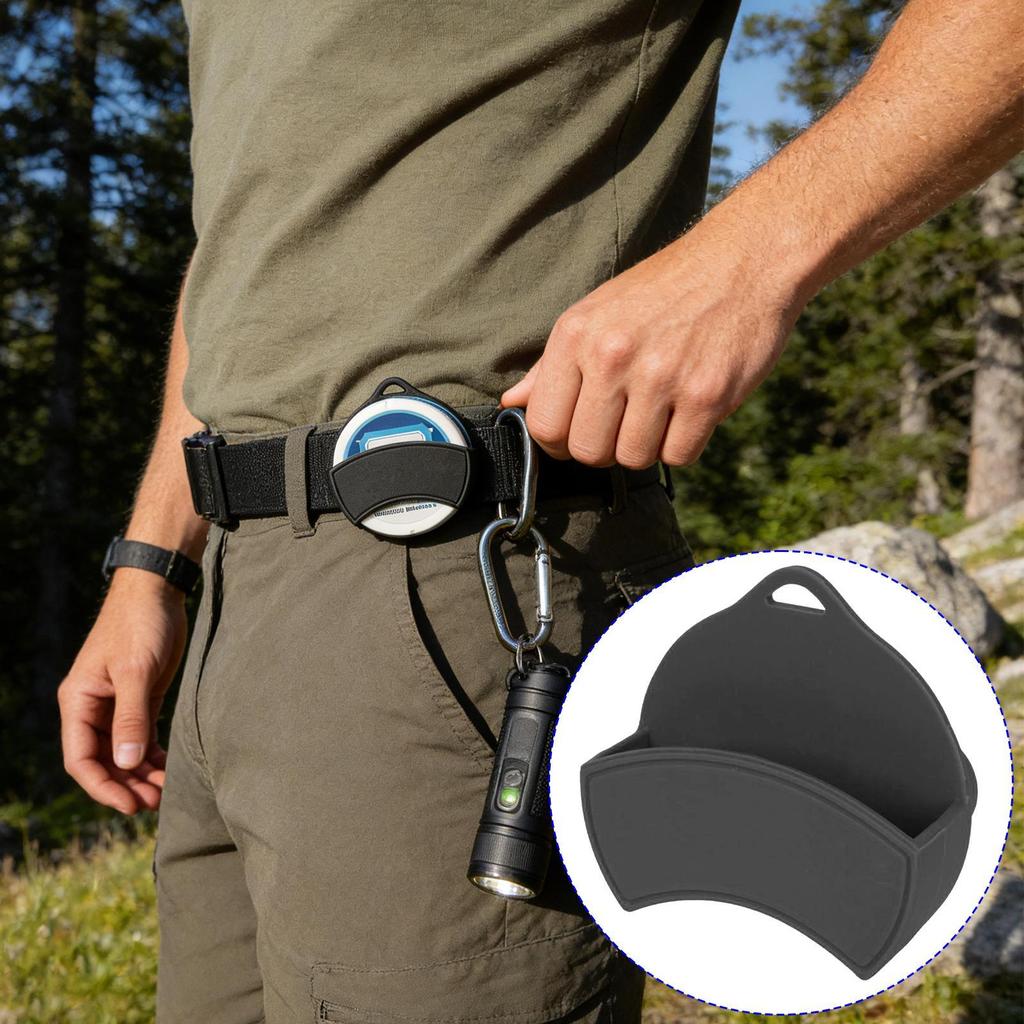 Visor Storage Magnetic Silicone Belt Clip Truck Visor Organizer For Vent Backpack Chew Can Pouch Women Men Vehicles