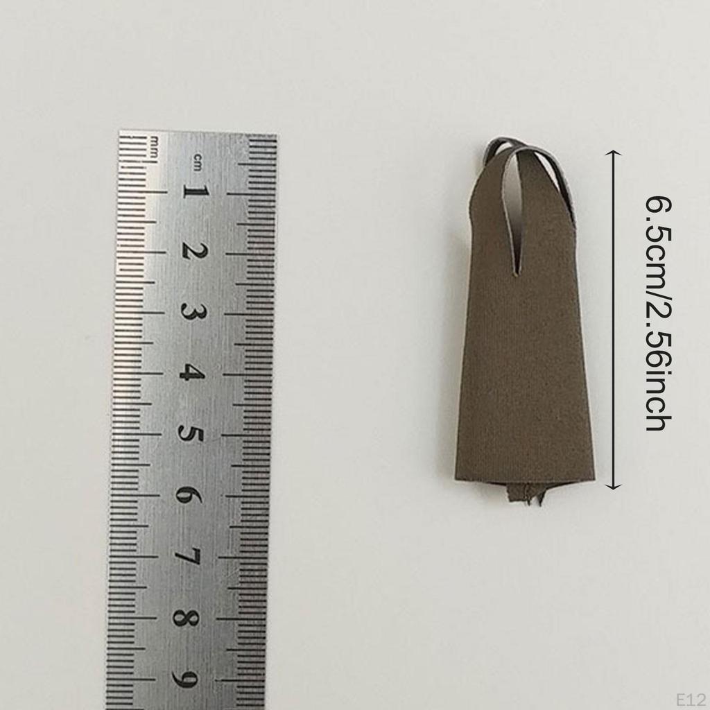 1/12 Dress Sleeveless Stylish Cosplay Retro Neck Tie Mini Short for 6'' Action Figures,