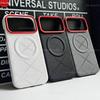 For Honor 600 Pro Case Magnetic For MagSafe Matte Vegan Leather Stamp Silicone Cover For Honor 600 Shell Shockproof Bumper