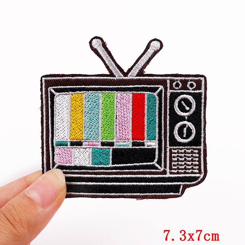 Cartoon /Bottle Embroidery Patch Diy Colorful Letter Patch Iron On Patches For Clothing Thermoadhesive Patches For Clothes Badges