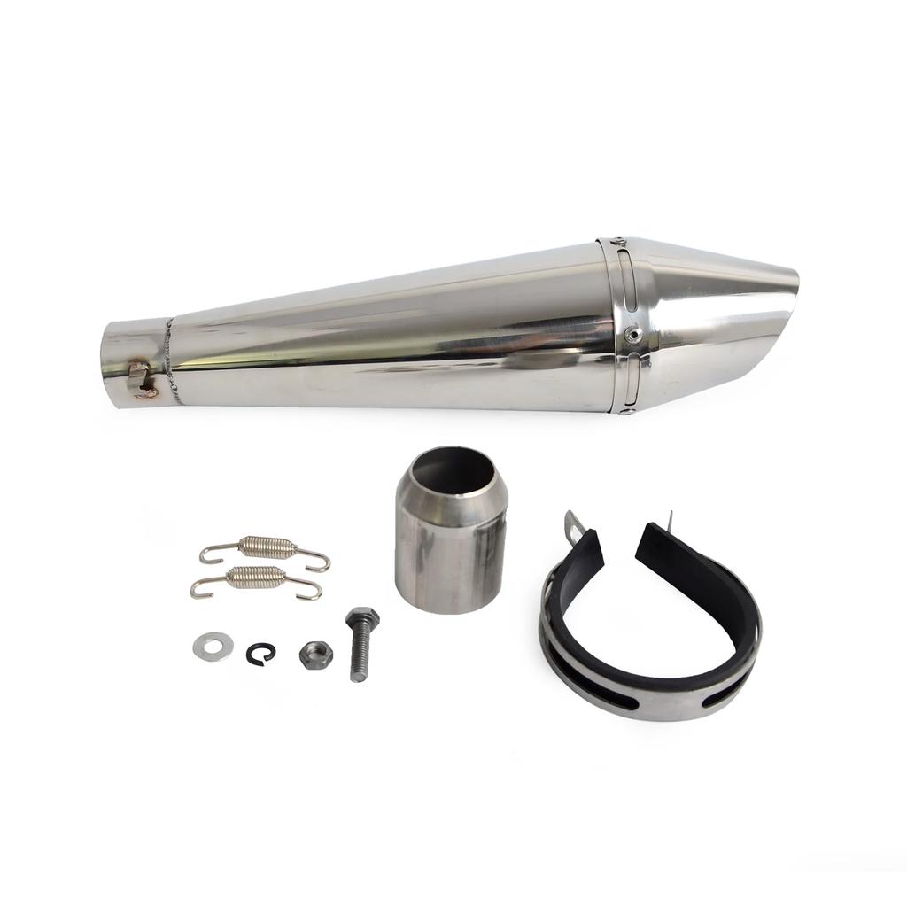 Universal Motorcycle GP Staineless Steel Exhaust Mufflers w/DB Killer 125-1000cc Street Bike Scrambler Cafe Racer Exhaust Pipe