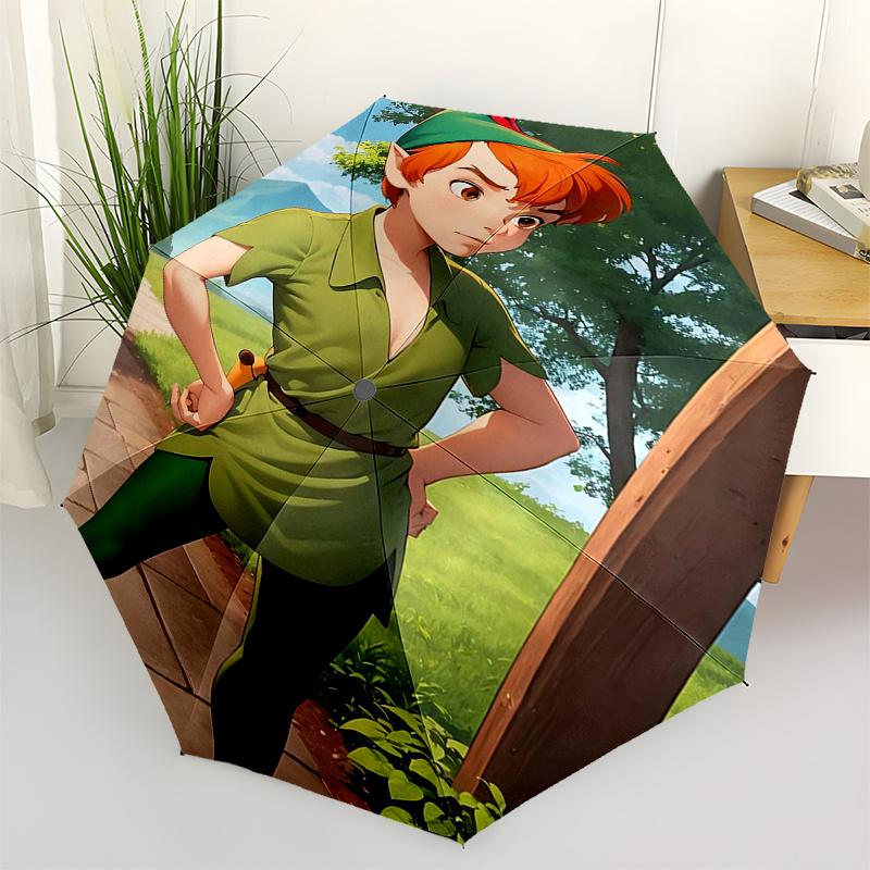 

Tinker bell Themed Travel Umbrella-8 Ribs Automatic Opening and Closing, Portable Folding Design, Compact and Stylish Umbrella