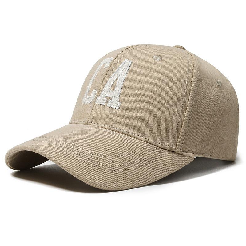 

Baseball Cap Patch Letter CA Fashion Trend Casual Shade Face Peaked Cap Men s and Women s Hats хаки