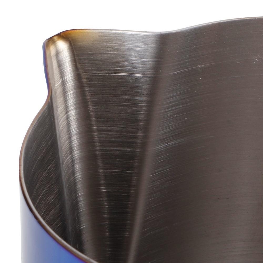 Coffee Accessories Stainless Steel Milk Frothing Cup 600ml Colorful Blue Coffee Jug Durable Frothing Jug Coffee Making