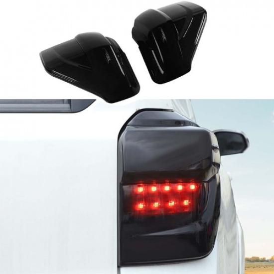 

2x Blackend Rear Taillight Lamp Guards Cover Trim for 4Runner 2014+ Accessories
