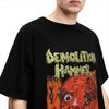 Erkek Kadın Yıkım Çekici Tişört Aksesuarları Thrash Metal Grubu Üstler Tişört Vintage Tişörtler Tüm Mevsimler
