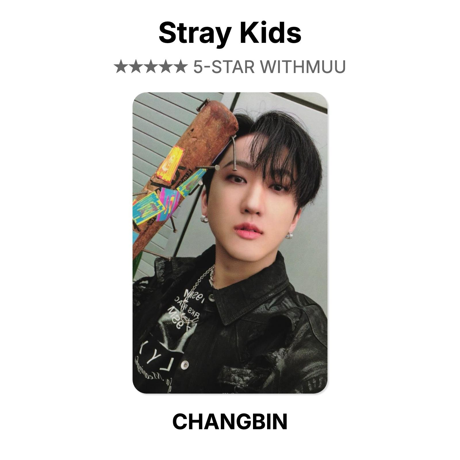 Stray Kids 5-STAR WITHMUU Official Photocard CHANGBIN