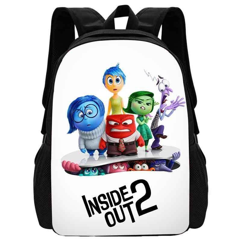 Adorable Cartoon Backpack For Kids Spacious Oxford Cloth School Bag For Grades 1-4