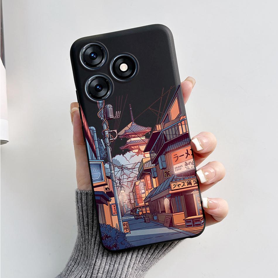 For Tecno Spark 10 Pro Case 2023 Fashion Marble Silicone Black Soft Covers For Tecno Spark 10C Spark10 Pro KI7 KI5q KI5k Bumper
