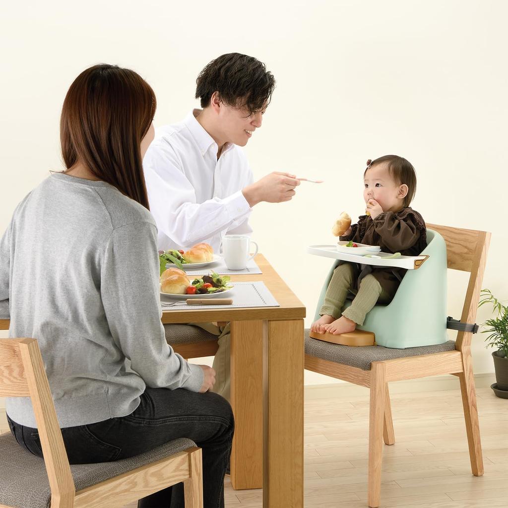 Richell Fiji Baby Chair, White, for Ages 6 Months To 3 Years