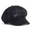 Korean Sequin Newsboy Hat Breathable Adjustable Octagonal Cap Sparkly Beret Hats Beach Travel