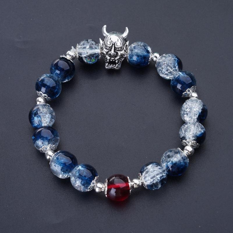Versatile Glass Beads Handchain Cosplay Bracelet Unisex Bangle Decoration Stylish Wrist Chain Accessories Gifts