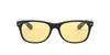 Sunglasses 0RB2132F NEW WAYFARER BLACK Japan Size 55 Asian Mirrored Ray-Ban (Black), (FREE Size), 601/R6, Fit, Lenses.