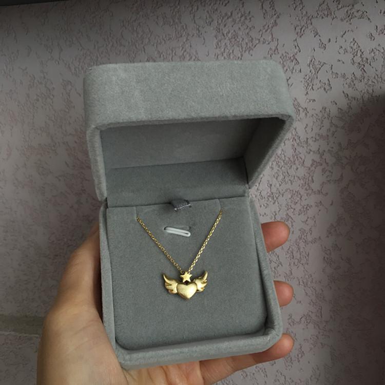 

Милое ожерелье, подвеска Angel Love, матовое, атмосферное, высококачественная текстура, цепочка на ключицу, подростковый тренд