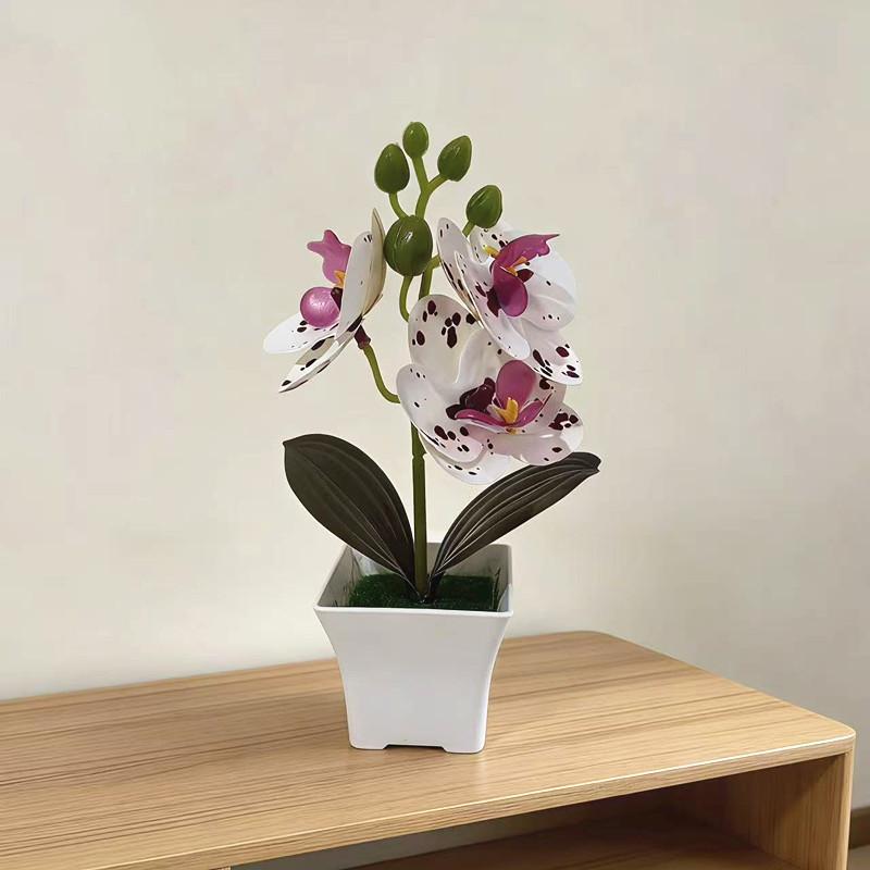 Butterfly Orchid Artificial Plant With Plastic Material For Home Decor And Photography Props