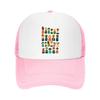 Playful Community Character People C Mesh Baseball Cap Casual Hat Outdoor  For Womens Unisex FeUnisex