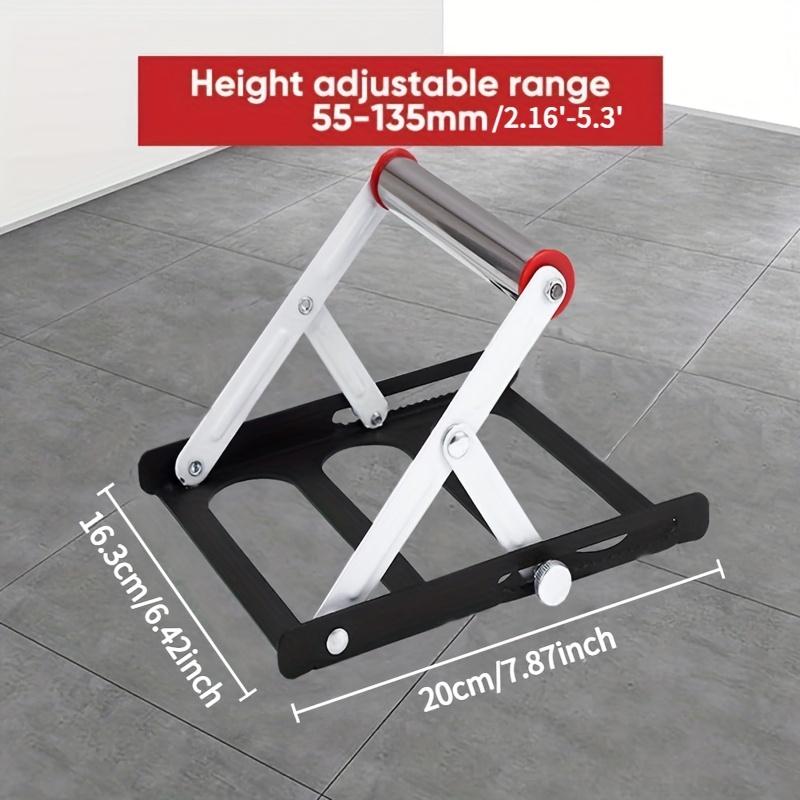 2 Stück Verstellbarer Schneidmaschinen-Stützrahmen, Faltbares Metall, Tischsägenständer Höhenverstellbar, mit Schneidmaschinen-Befestigungswerkzeug