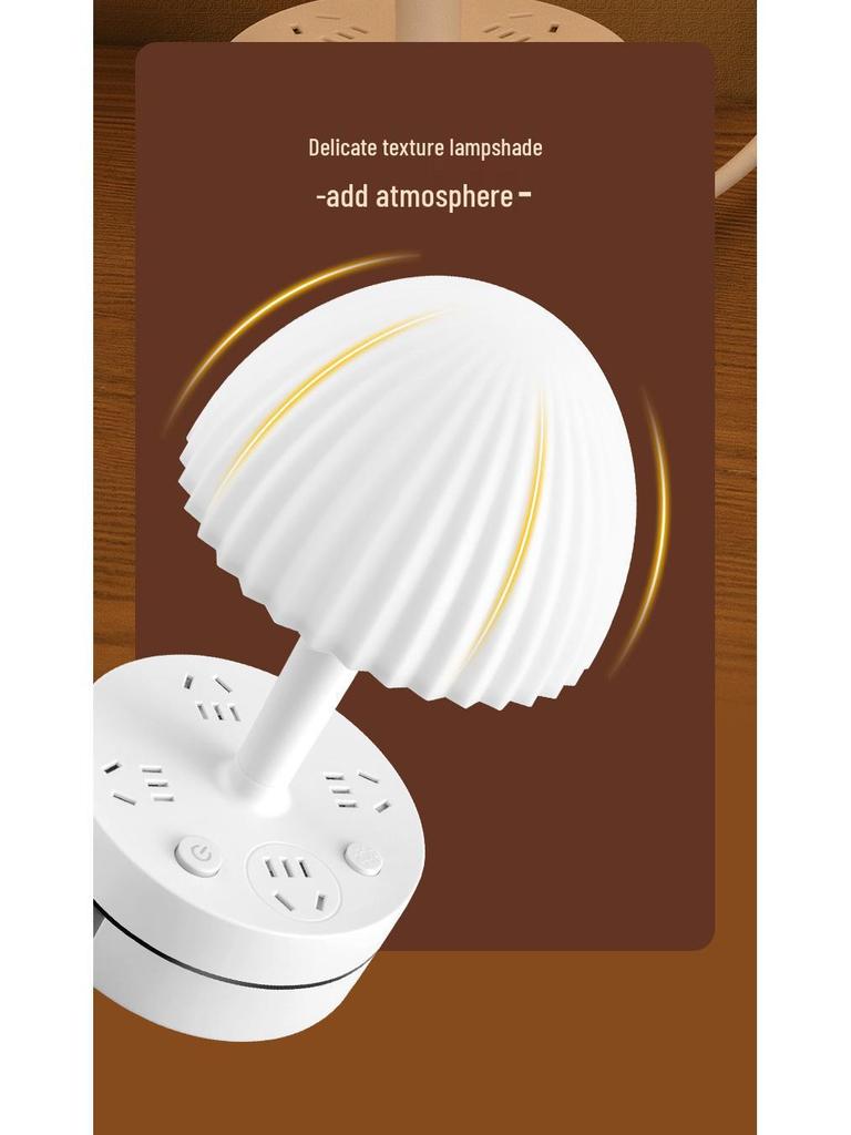 Luxury Glass LED Table Lamp - Eye Protection Night Light for Master Bedroom and Nursery.