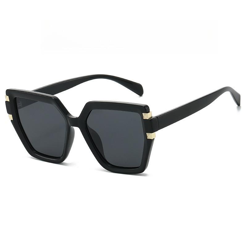 2026 New Arrival Oversized Polarized Sunglasses Ultra Light TR90 Frame Retro Vintage Street Style Shades Unisex Classic UV400 чёрный