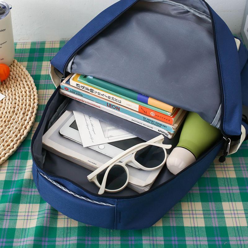 5 Stück Rucksack Junior High School Vielseitiger Rucksack Grundschule Junior High School Schüler Rucksäcke mit großer Kapazität Campus Freizeit Leichtes Taschenset