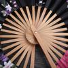 Rotating Dance Performance Gift Home Decoration Folding Fan Hand Fan Photography Prop Round Fan
