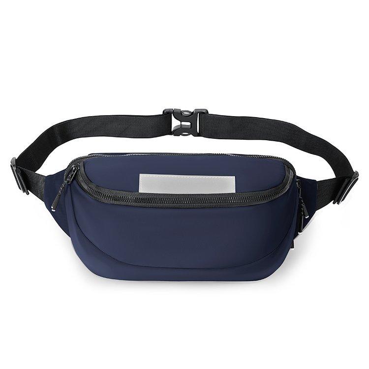 Sports Waist Bag for Men and Women, Casual Canvas Single-shoulder Crossbody Bag, Outdoor Waterproof Chest Bag, Versatile Small Crossbody Bag