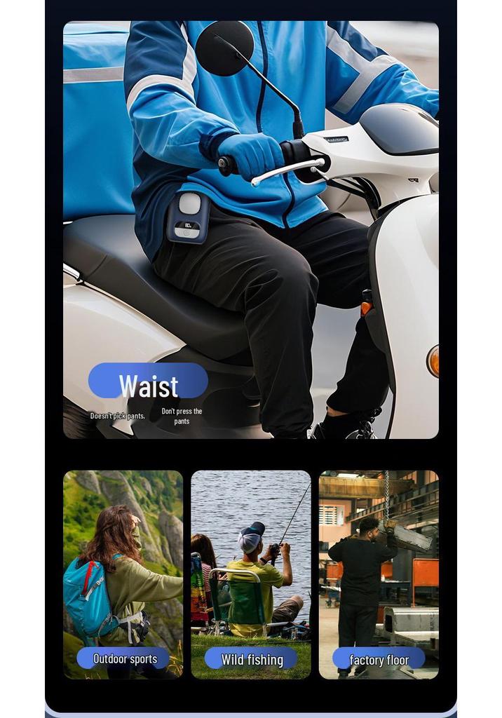 2026 Portable Clip-On Waist Fan: Compact Outdoor Cooling Solution