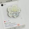 Korea Cute Glitter Flower Phone Griptok Grip Tok Stand Holder For iPhone Universal Accessories Finger Tips Bracket