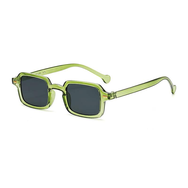Trendy Retro Square Sunglasses with Studs for Women & Men - Simple, Stylish, Sun Protection, Euro-American Fashion