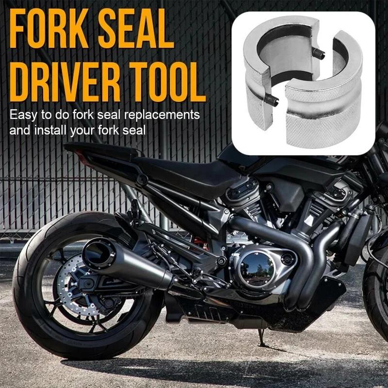 Fork Seal Driver Tool Oil Seals Install Tool Motorcycle Adjustable 39mm-50mm Works On Either Conventional Inverted Forks Ins
