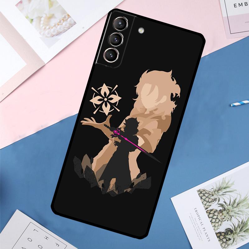 Genshin Impact Game Case For Samsung Galaxy S25 Ultra S21 S22 S24 S23 Ultra S9 S10 Plus S21 FE S25 FE Back Cover