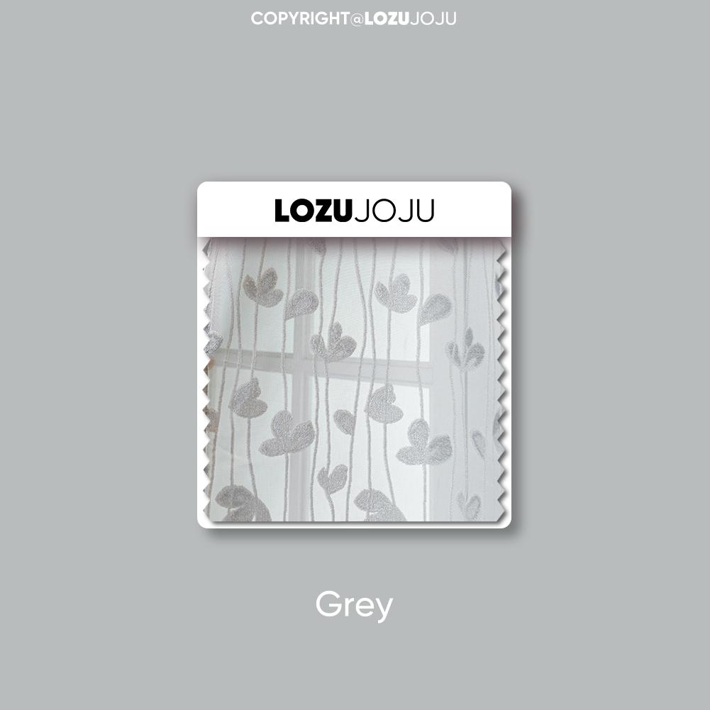 1PC LOZUJOJU Elegant 10-20% Shading Jacquard Soft Tulle Curtain For Living Room Bedroom Home Decoration