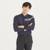 PGR Long Sleeve Collared T-Shirt Navy Gt-3310