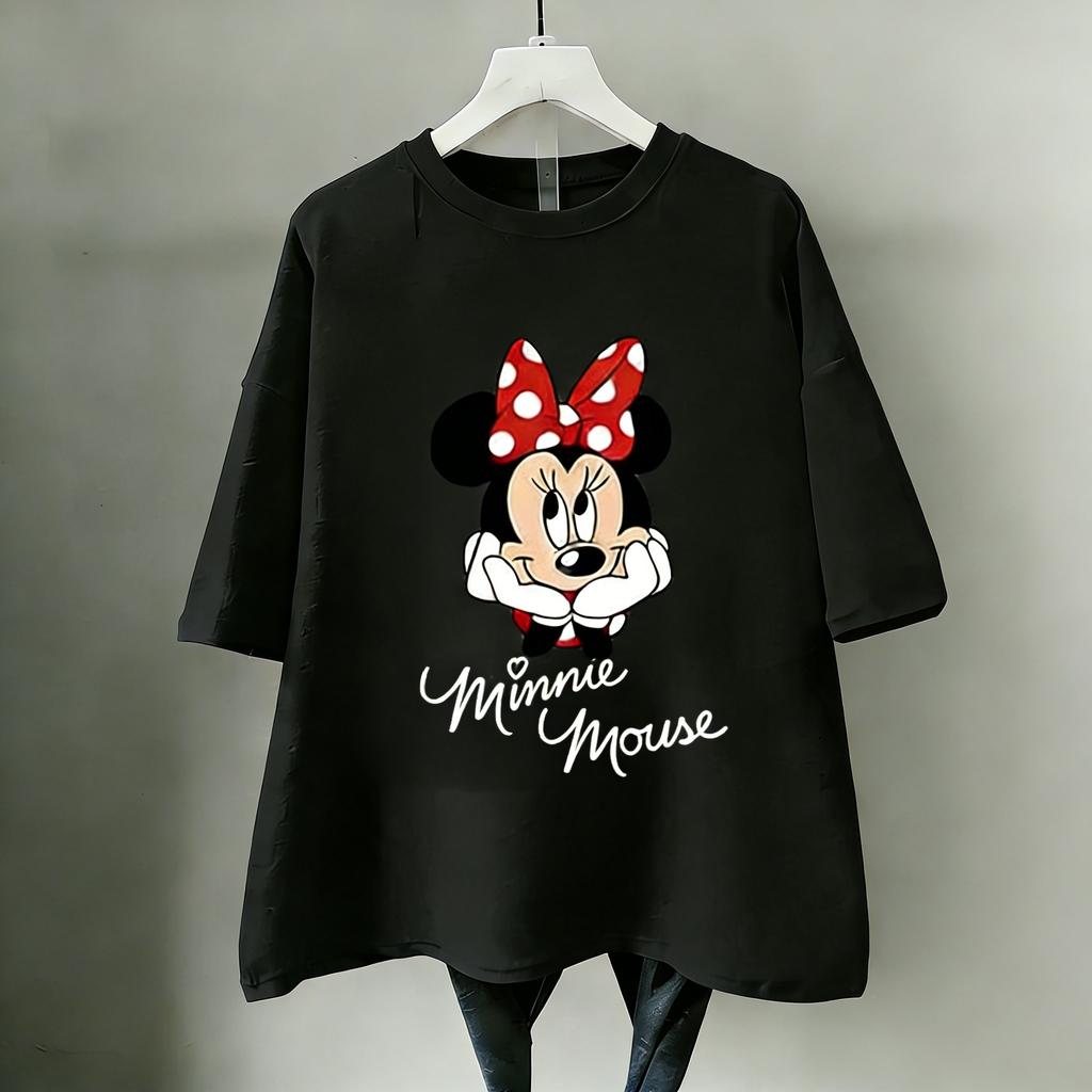 Minnie Mouse Disney T Shirt Women Man Cotton Short Sleeve Cartoon Graphic Tee Vintage Cute Casual Summer Tops 2026 Fashion Y2k