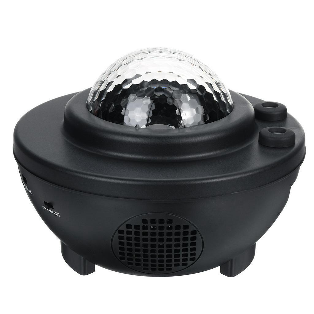 New USB LED Star Projector Night Light Galaxy Starry Night Lamp Ocean Wave Projector with Music Bluetooth Speaker Remote Control for Kid