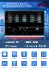 Pair 14" Rotatable Headrest TV 1080P Car Monitor 2+32GB Mirror Link OBD TPMS FM