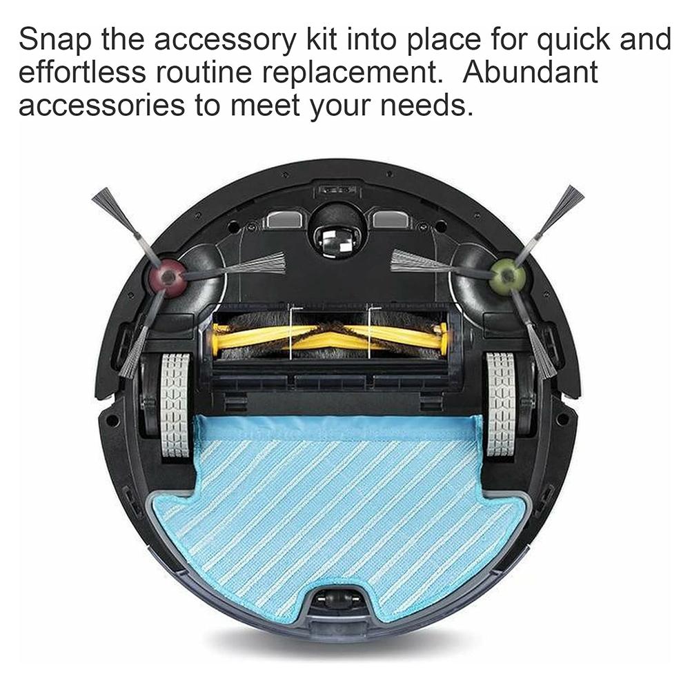 13Pcs Replacement Kit for Ecovacs DEEBOT OZMO 920/950/T5/T8/T9/N7/N8 Main Brush Side Brush Mop Cloth Filter Set