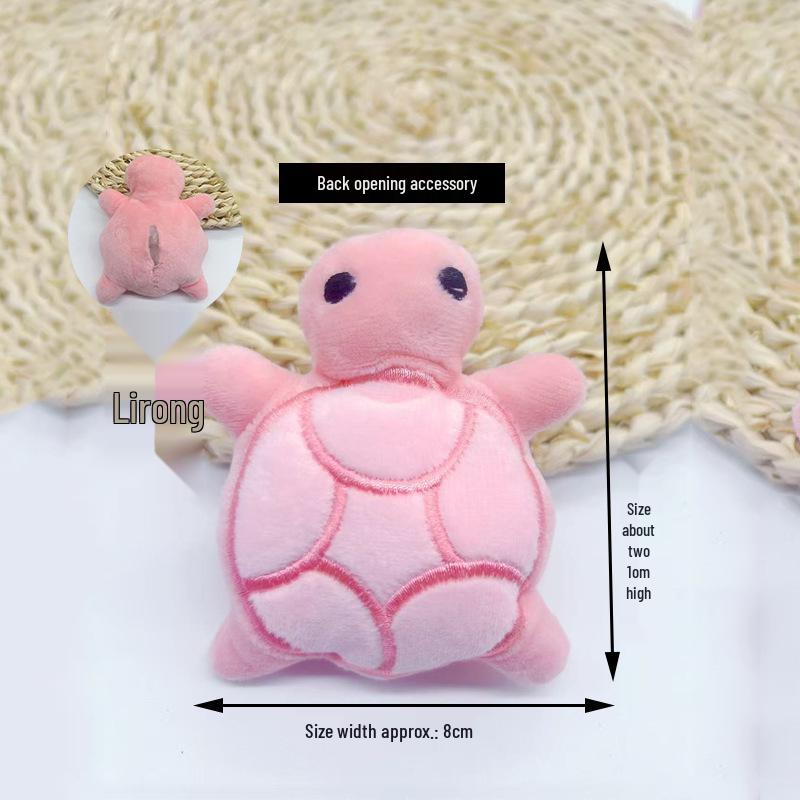 DIY Jewelry & Accessories: Plush Turtle Pendants and Brooches for Shoes, Hats, and Bags.